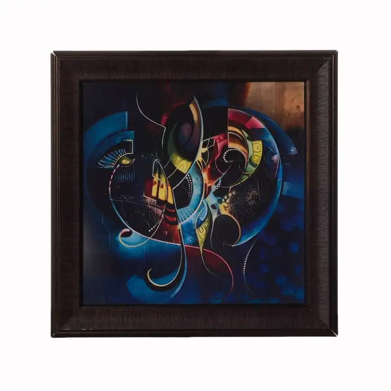 Graphical satin matt texture uv art painting