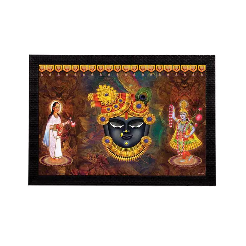 Lord shrinath satin matt texture uv art painting
