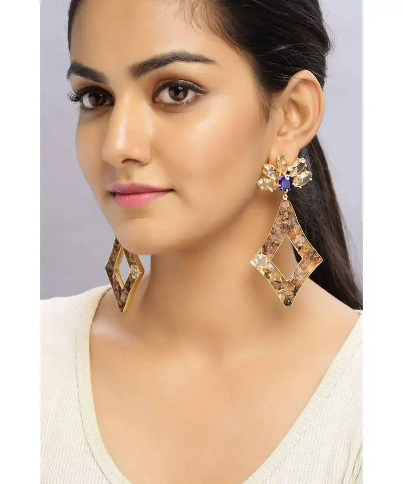 Neelam congruous earrings