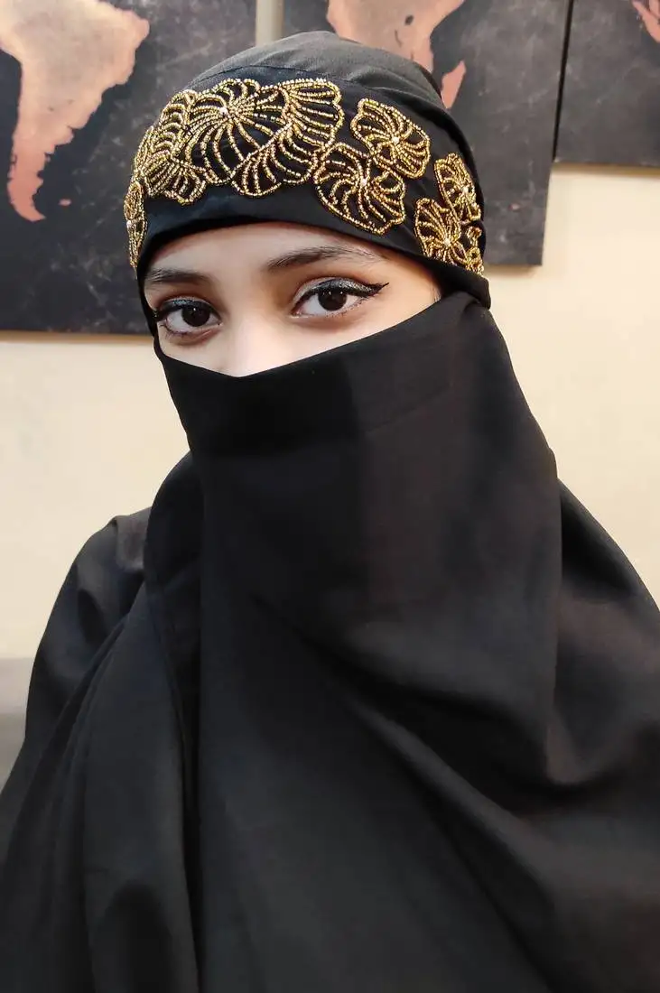 Hijab world hand embroidered halime sultan ready to wear hijab