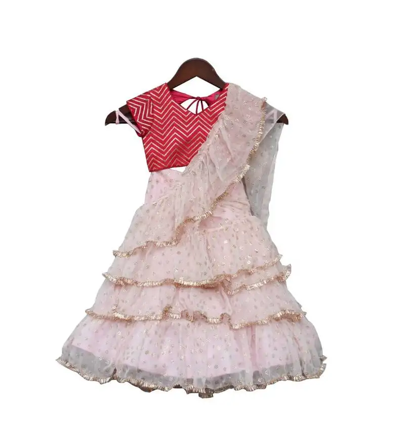 Nevy blue self kurta and jacket with salwar