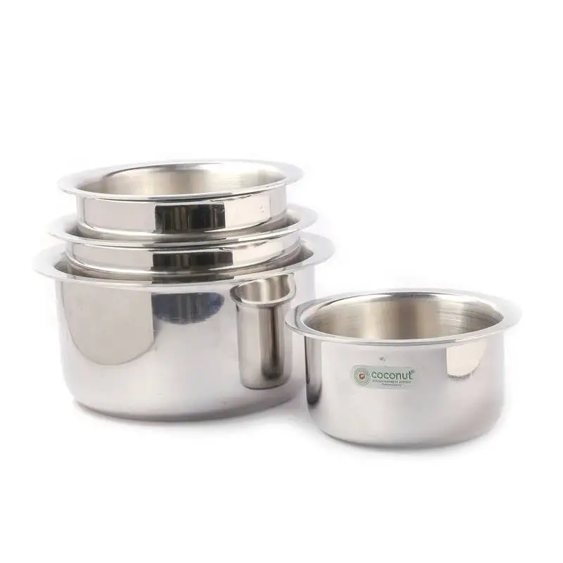 Stainless steel fusion series triply tope set cookware unit 20cm