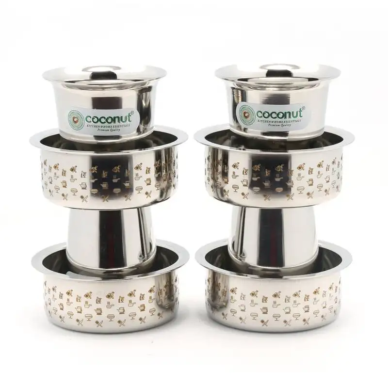 Coconut kumbakonam dabara set pack of 4 , capacity -150ml each glass