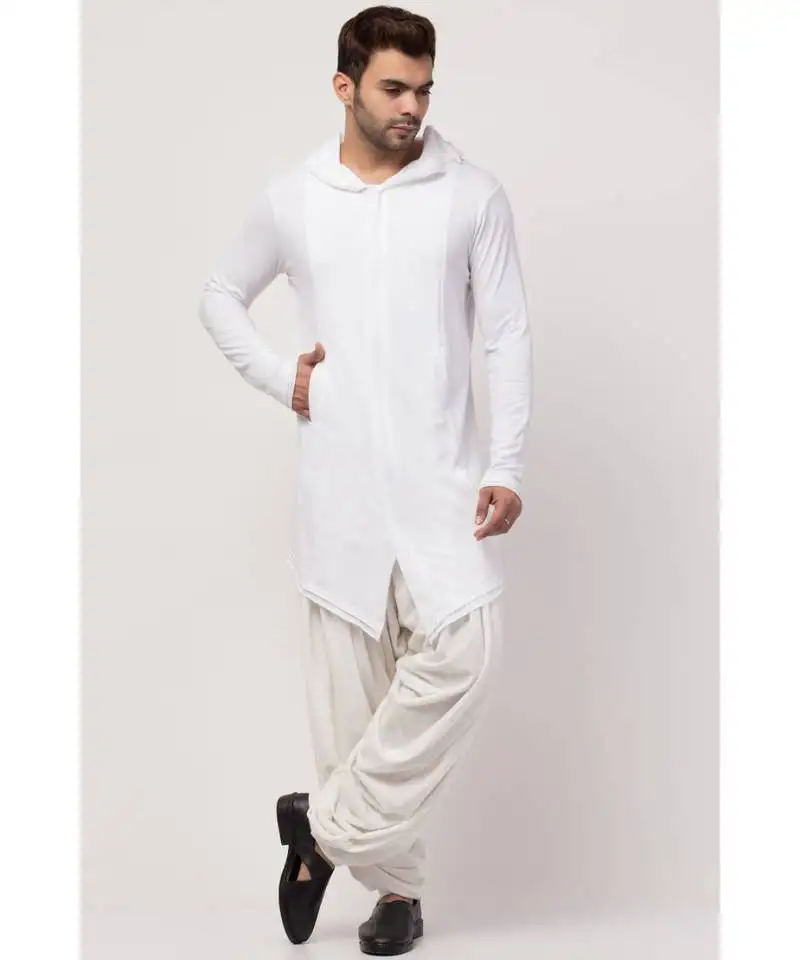 Shaali hoody cum t kurta with patiala salwar
