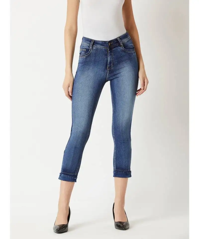 Artist zip crop skinny jeans