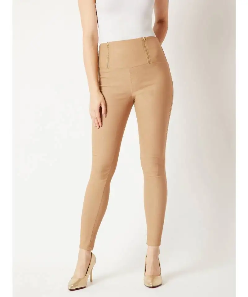Beige bridge of madison high waist jeggings