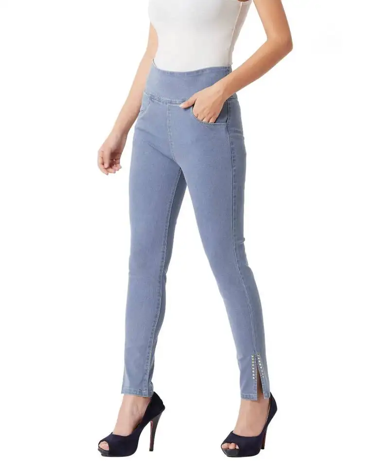 The killer angles denim jeggings