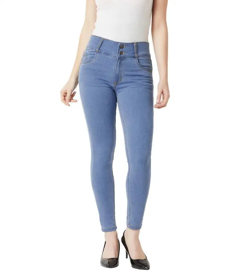 Faith over fear high waist jeans