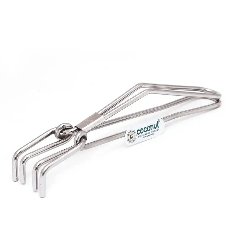 Stainless steel high durability pakkad::Kitchen tong - 1 unit - diamater- 9 inches