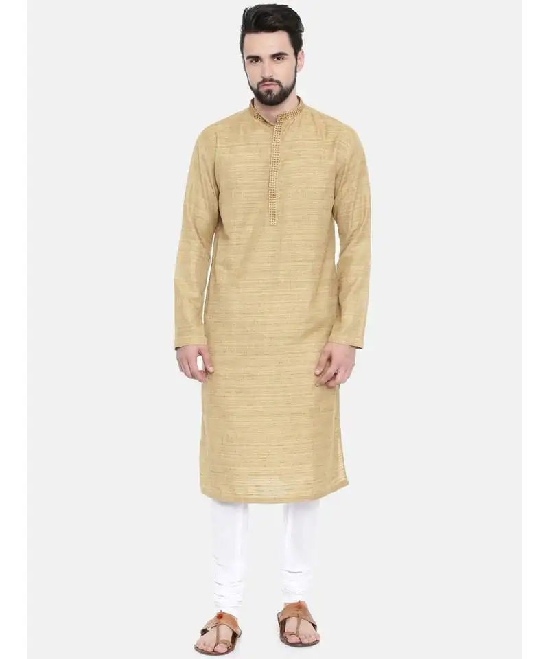 Mayank modi matka jute embroidered kurta set