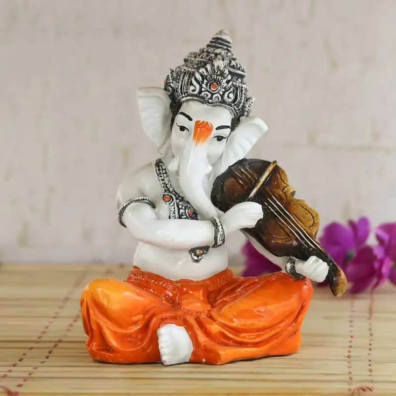 Lord ganesha playing violin