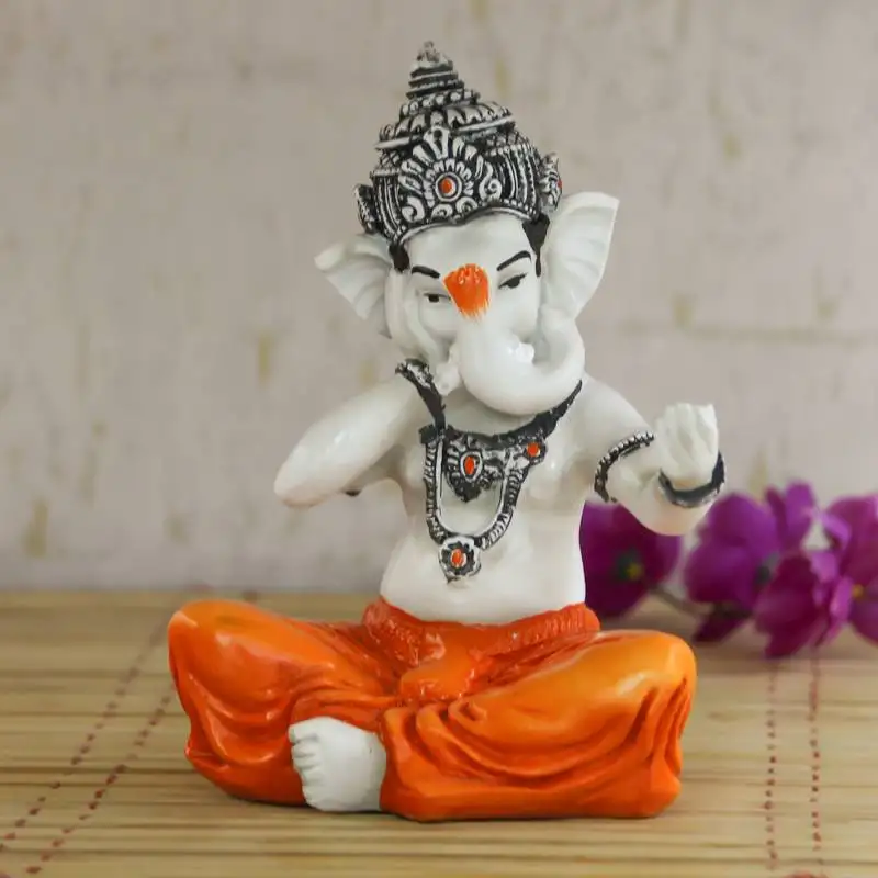Lord ganesha singing song decorative showpiece