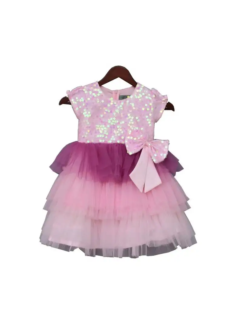 Peach jacket with kurta and pant