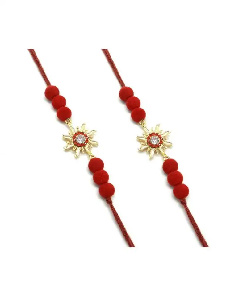 Multicolor jewellery designer fancy stylish beautiful combo (set of 2) rakhi for brother