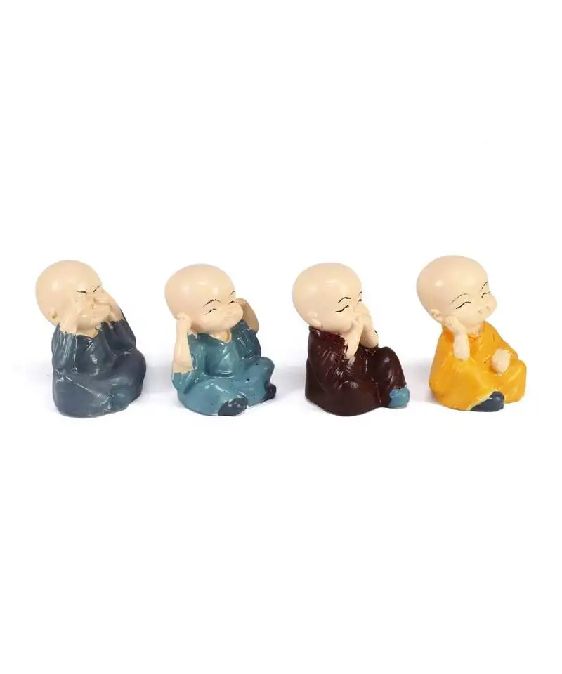 Little monk cute ornaments car interior decoration desk decor
