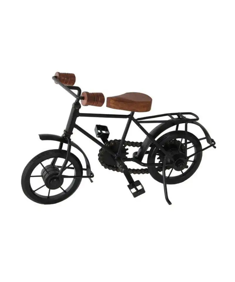 Wooden and iron cycle antique home decor product