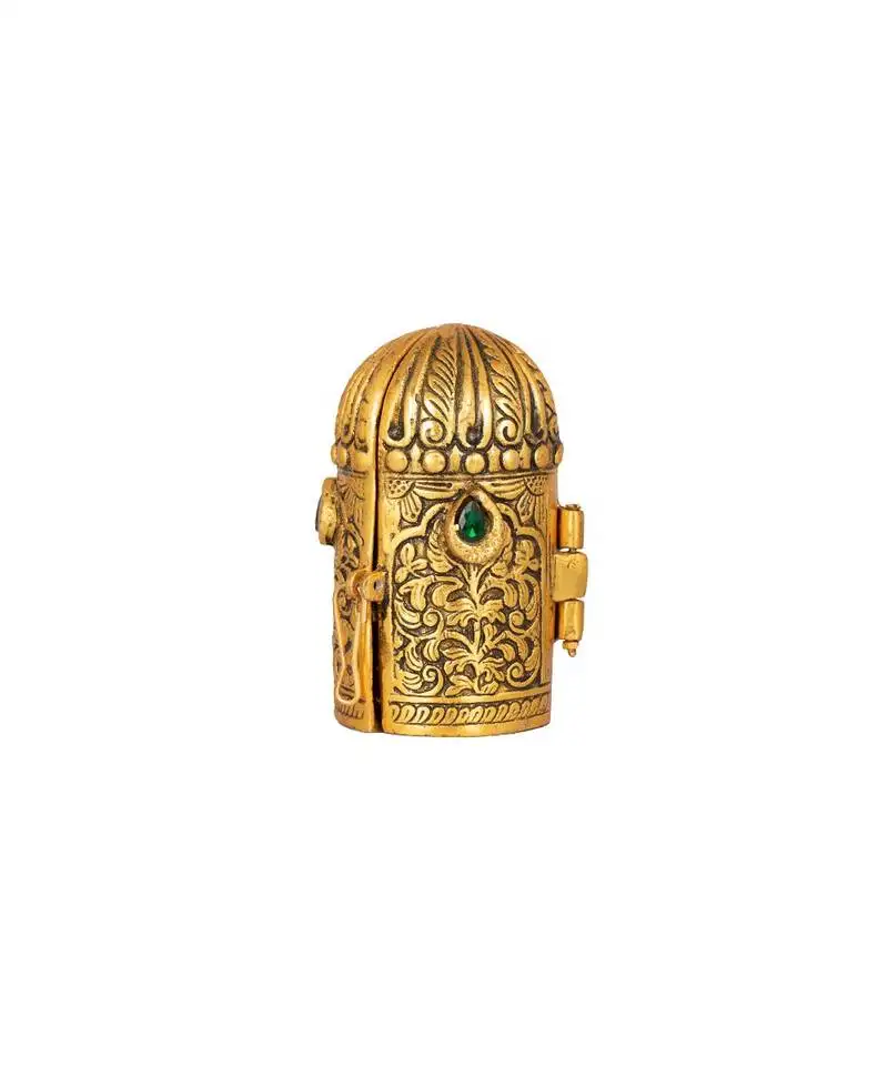 Antique gold plated book shape ram darbar statue idol showpiece