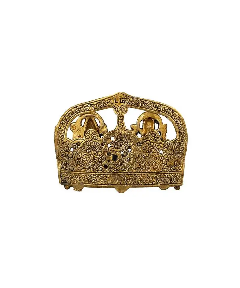 Vivan creation gold plated laxmi ganesh diya golden