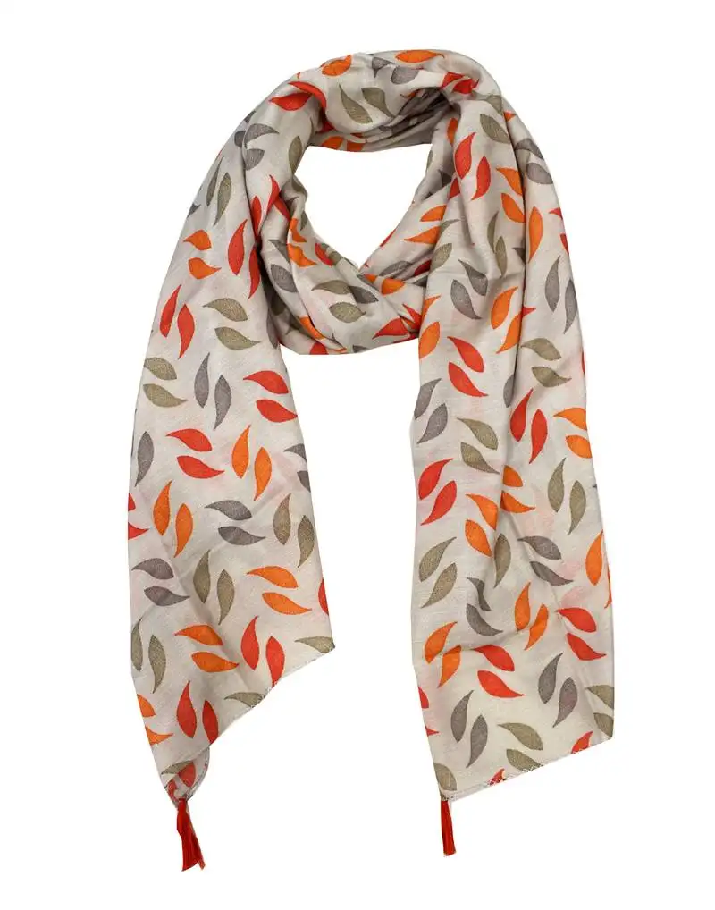 Pretty muslin fabric multicolor printed women scarf::Stoles