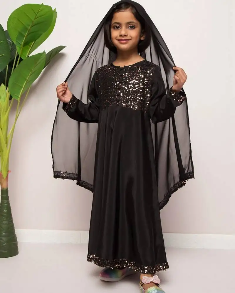 Long dress with matching dupatta