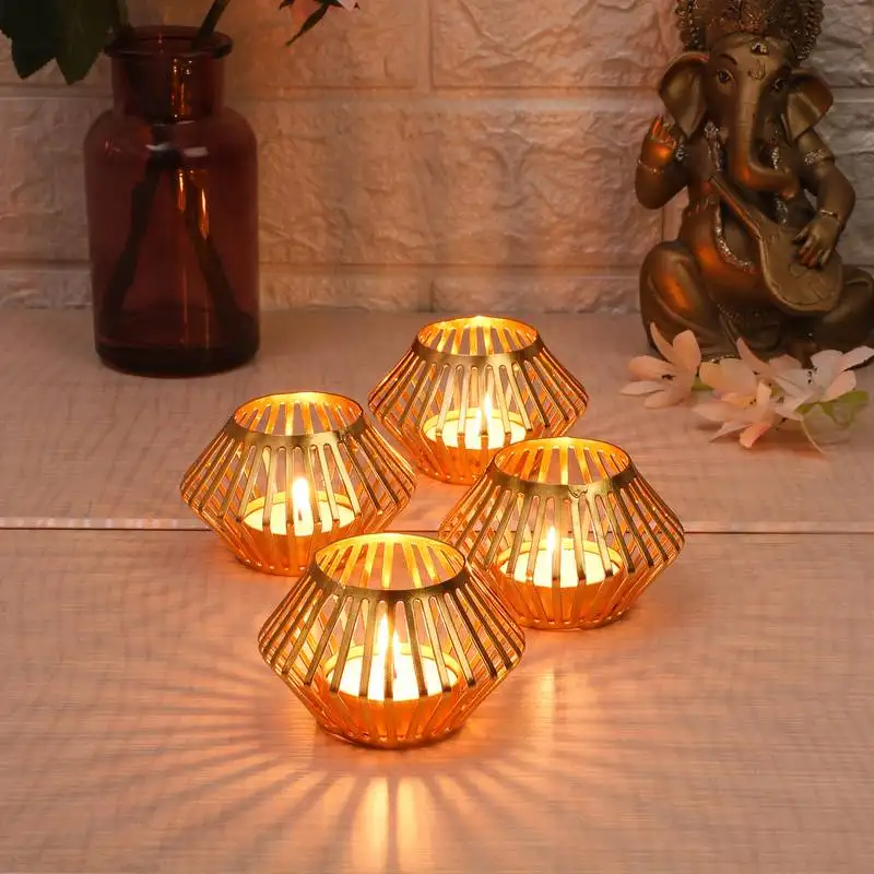 Small plating tealight holder