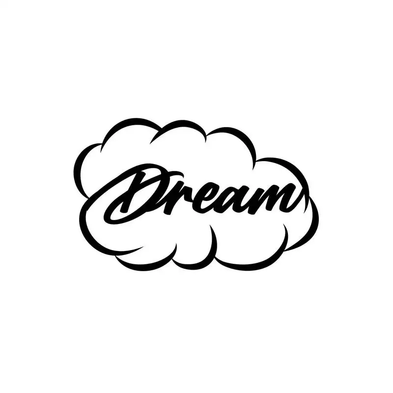 Ecraftindia "dream" black engineered wood wall art cutout, ready to hang home decor