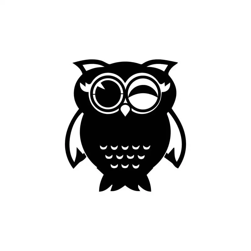 Ecraftindia "owl" black engineered wood wall art cutout, ready to hang home decor