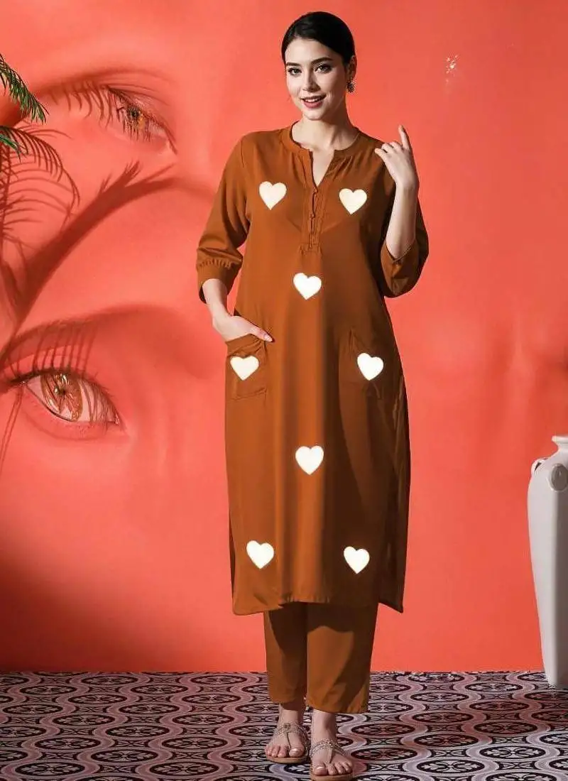 women ethnic embroidery pure cotton kurta with trouser