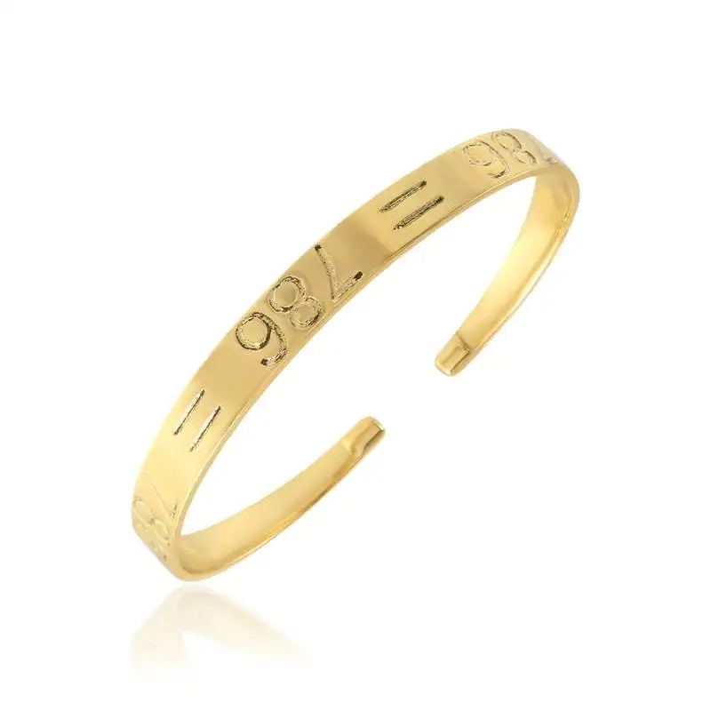 Dzine trendz brass silver plated designer kada