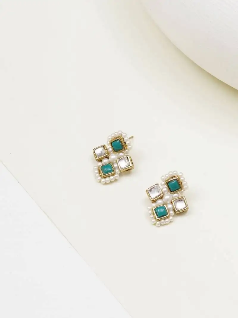 Mint royale pearl studs