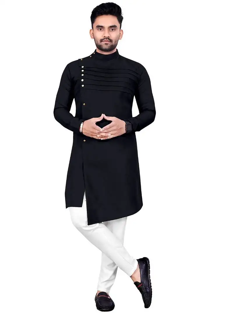 Traditional wear readymade men's kurta pyjama