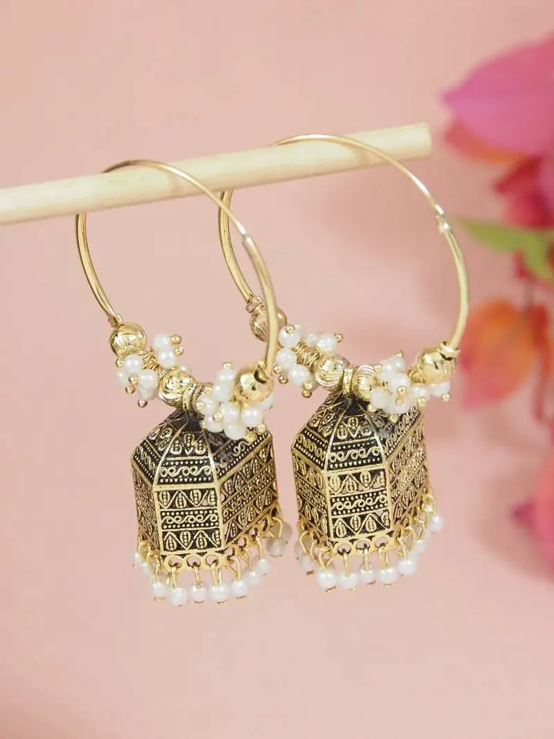 Indian wedding bollywood jhumka earrings for women