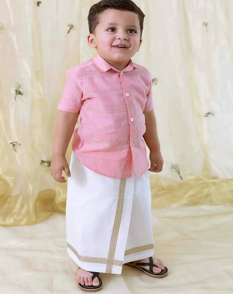 Pink plain cotton co ord set