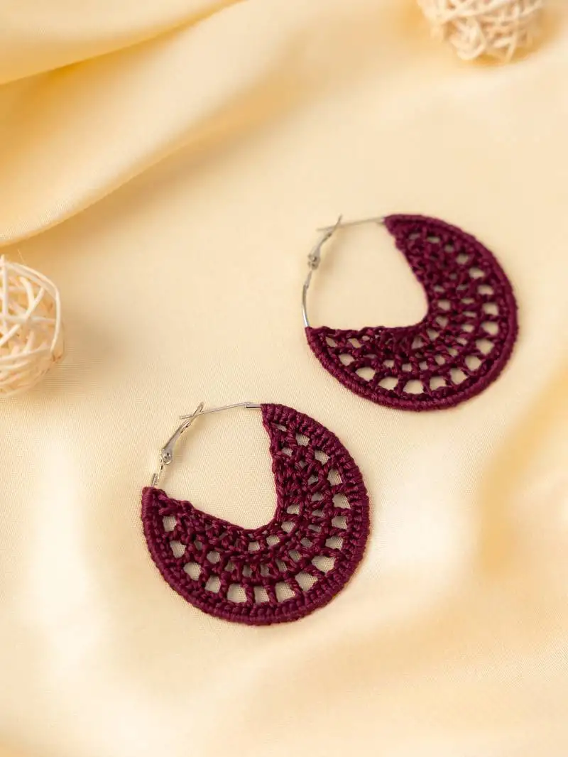 Plum mojito earrings