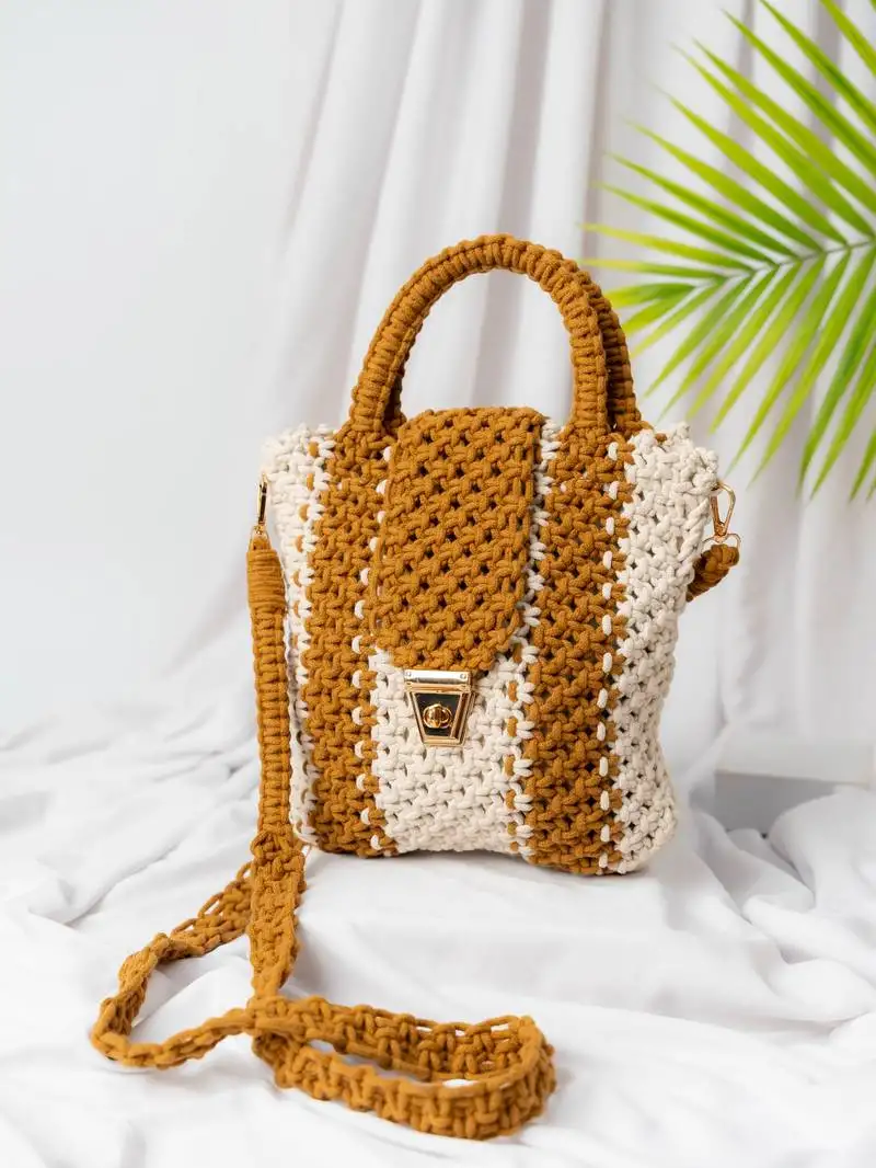 Orchid brown hand corded sling