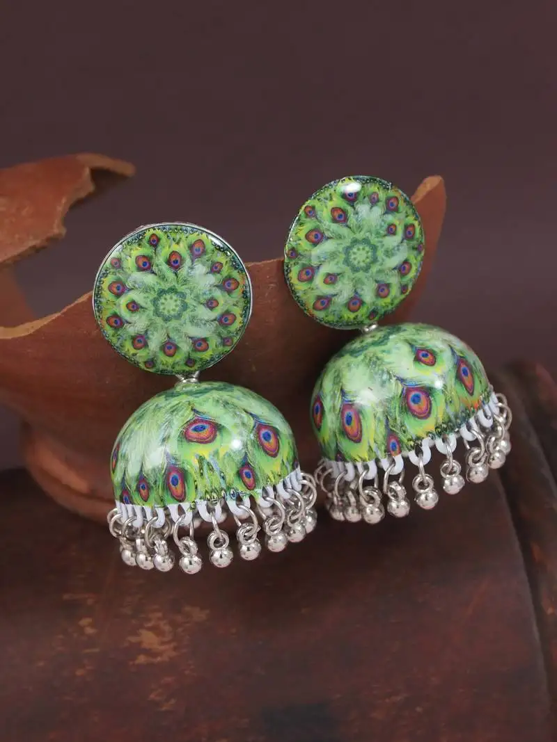 Ethnic indian wedding bollywood jhumka earrings for women