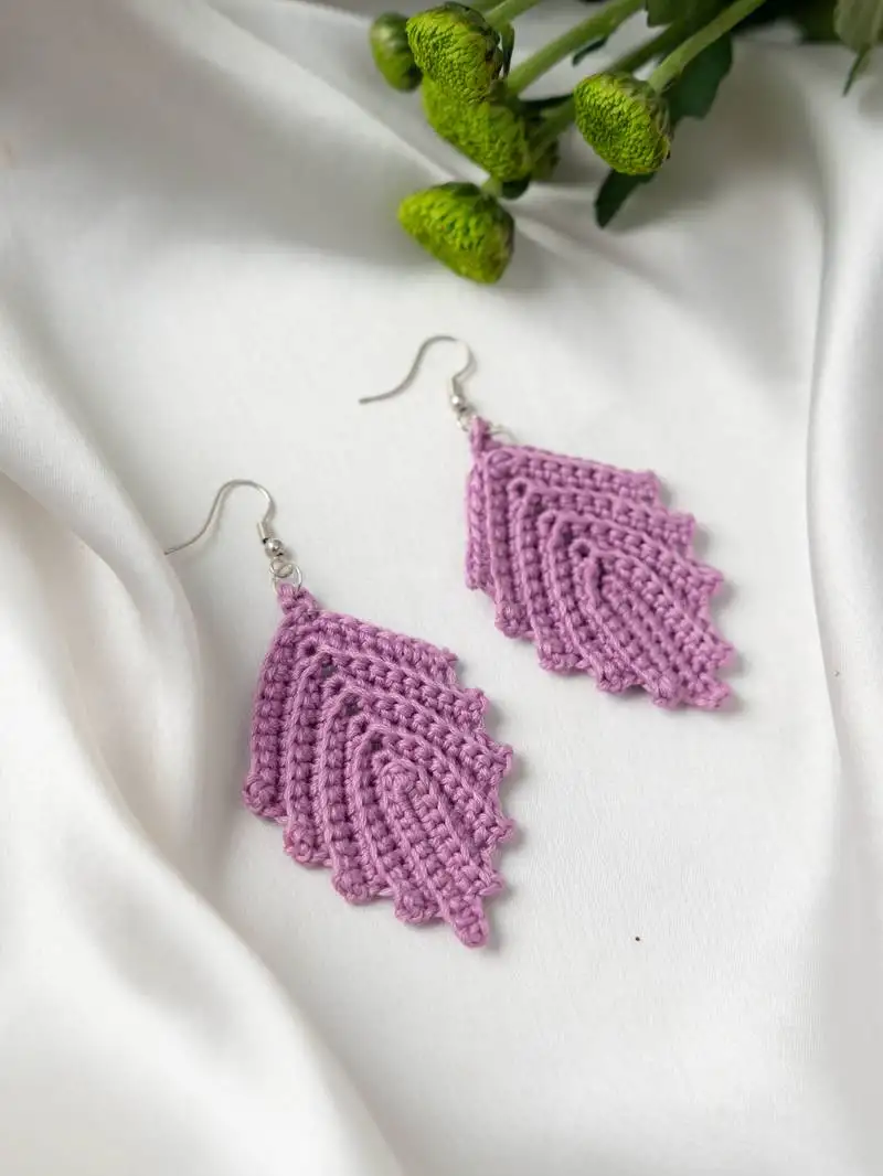 Lilac dream earrings