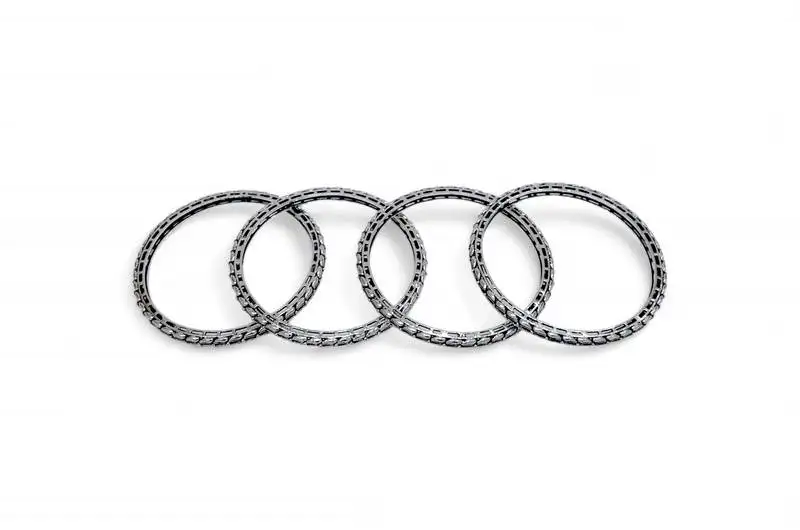 Stylish box chain oxidised silver plated set of 4 bangle for women and girls