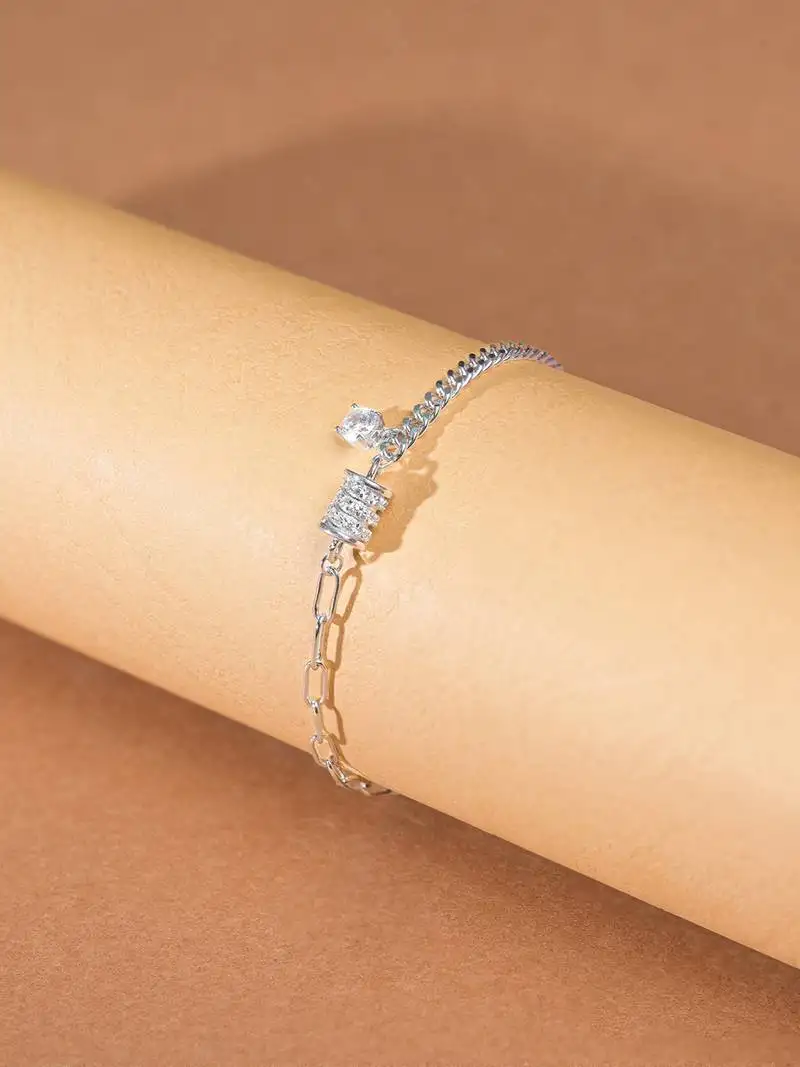 Bonded heart bracelet