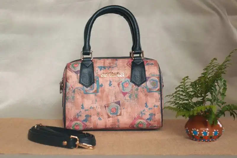 Coral hues mini duffel