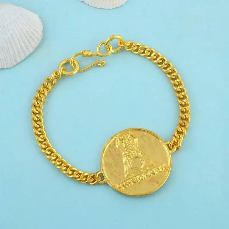 Jain goldplated namokar navkar mantra bracelet