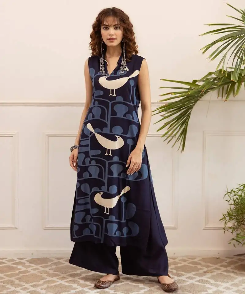 Kabool duckey kurta pant set