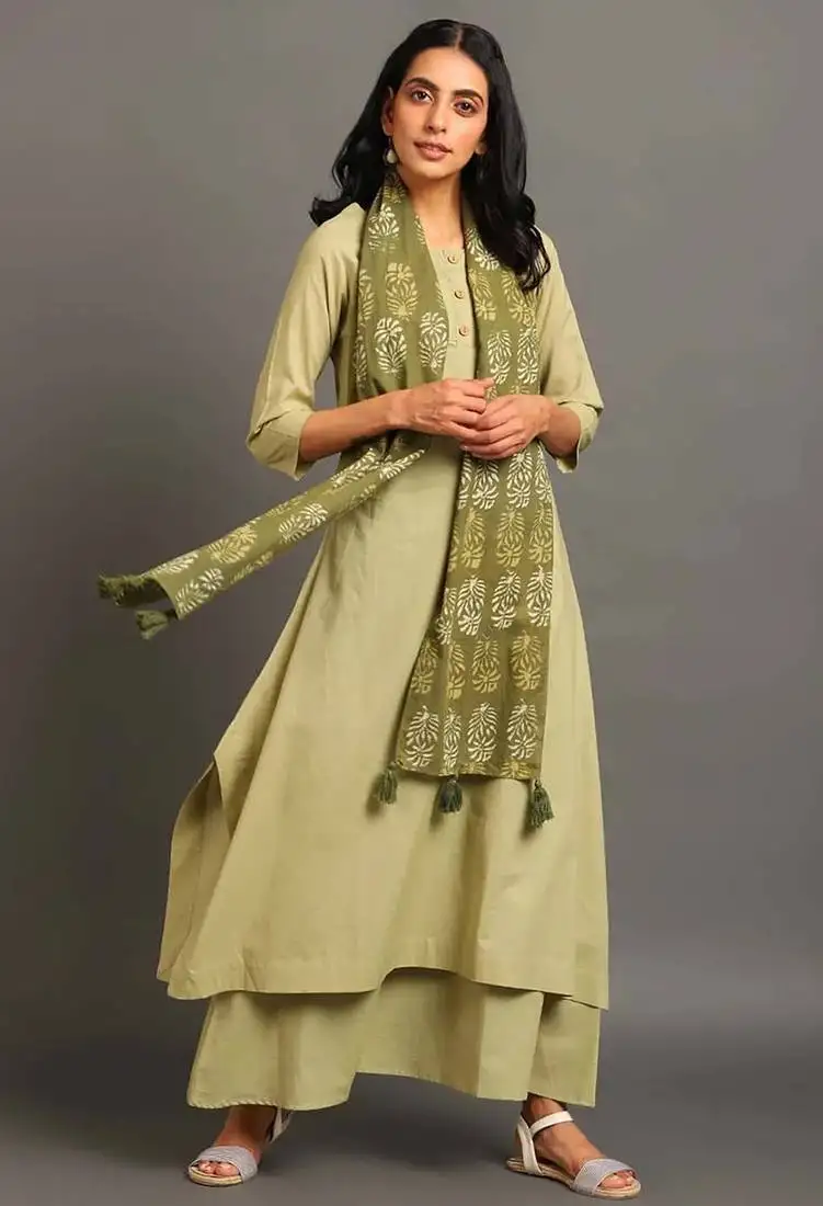 Pistachio daily dose kurta set