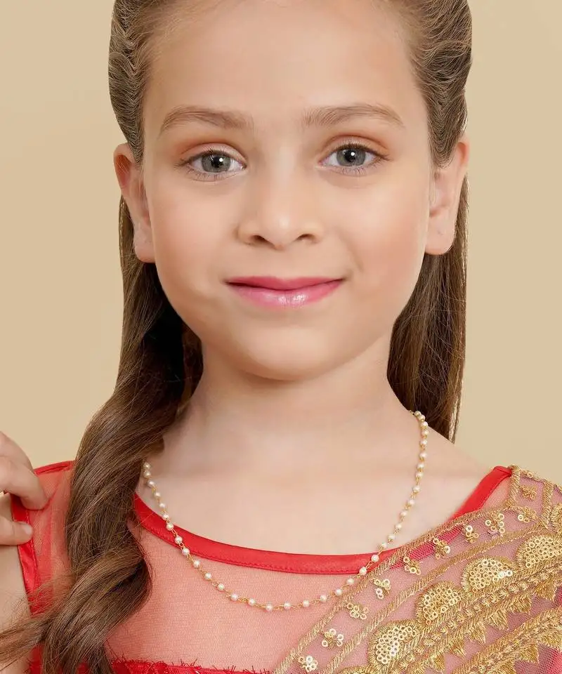 Girls gold-plated chain