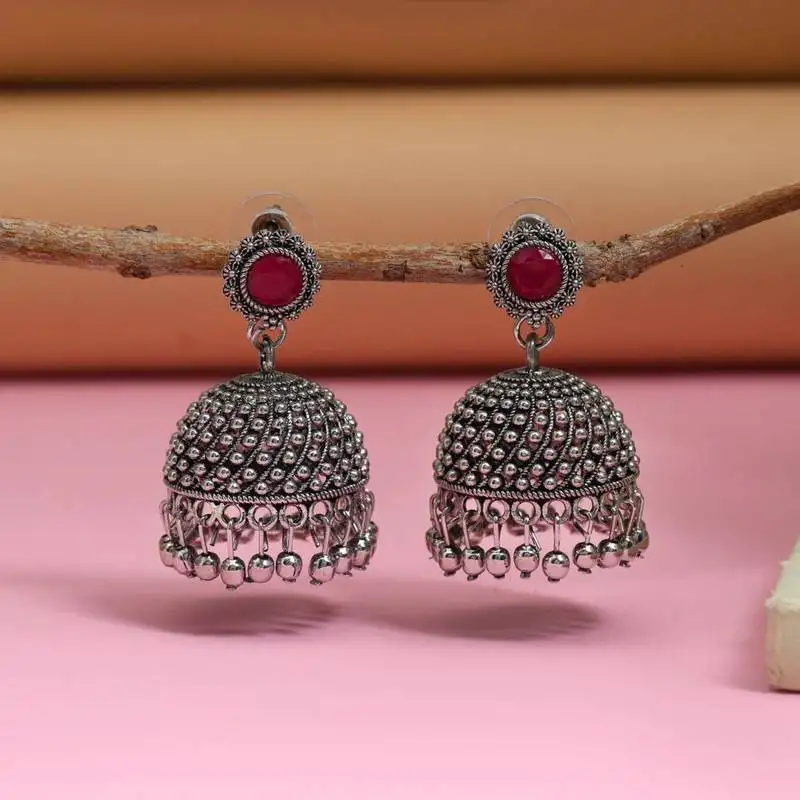 Rani color oxidised earrings