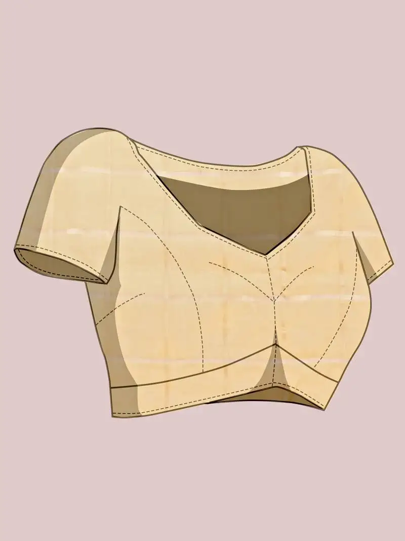 Beige weaving jari designer kota doriya saree with blouse piece