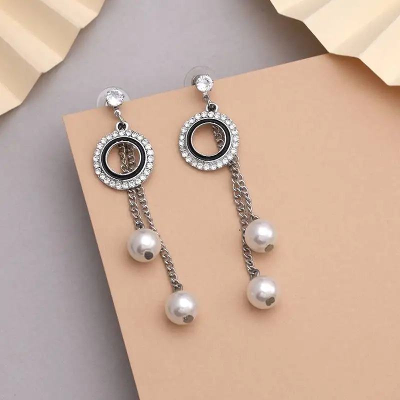 Silver color anti tarnish earrings