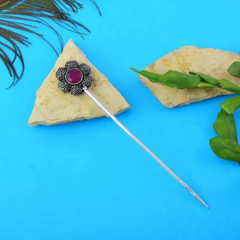 Rani color oxidised hair pin