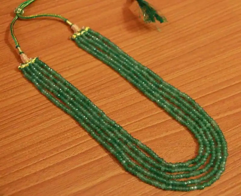 Green quartz necklaces