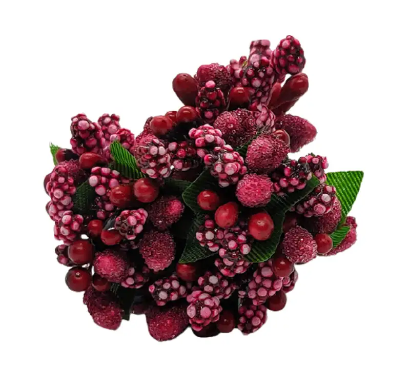 Maroon hair-accessories